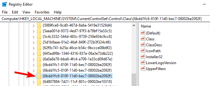 HKEY_LOCAL_MACHINESYSTEMCurrentControlSetControlClass {6BDD1FC6-810F-11D0-BEC7-08002BE2092F} 000Ustawienia